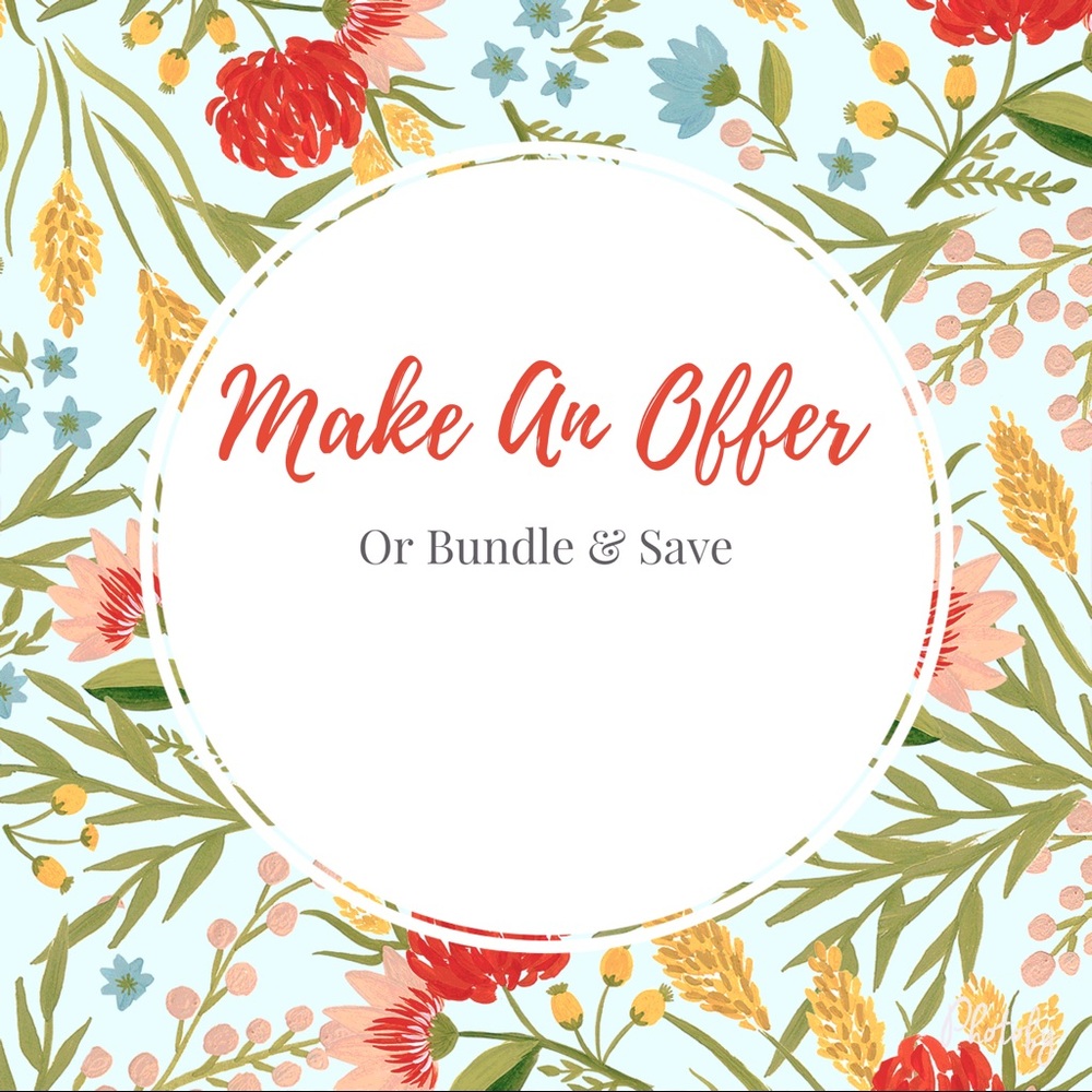 Reasonable offers are welcome!!